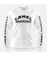 Camel Smokercross motocross enduro trial MTB downhill jersey white long ... - $36.00
