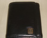 Tommy Hilfiger Men&#39;s Leather Credit Card Wallet  Trifold Black - £7.94 GBP