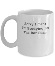 Coffee Mug Funny Sorry I Can&#39;t I&#39;m Studying for The Bar exam  - £12.02 GBP