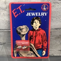 Vtg E.T. and Elliot Extra Terrestrial Earrings 1982 Universal Studios Star Power - £4.72 GBP