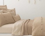 DKNY PURE COMFORT Organic 6P King Duvet Cover Set Dune Tan  - $287.95