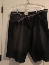 Alexander Julian Colours Men&#39;s Big &amp; Tall Dark Wash Jean Shorts Pockets ... - £40.35 GBP