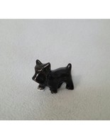 Vintage Scottish Terrier Scottie Dog Figurine Handcrafted Painted Pottery - £7.77 GBP