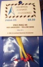 Pro-Mag 44 / Red Anodized ~ Yellow Wire (Pkg. Of 2) - £7.45 GBP