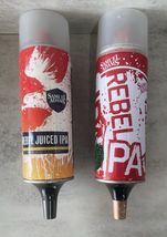 (2) Samuel Adams Rebel Juiced IPA &amp; Rebel IPA Figural Beer Tap Handle Pa... - $229.92 MXN