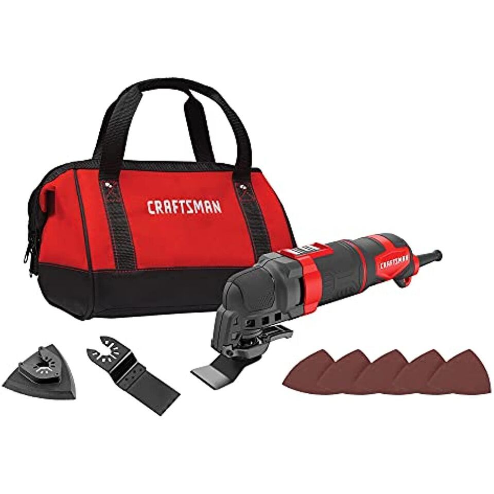 CRAFTSMAN CMEW401 Oscillating Tool Corded Kit , Black - $107.09