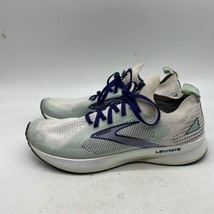 Brooks Levitate 5 Women&#39;s Size 11 Running Shoes White Blue Green 1203591B127 - £26.47 GBP