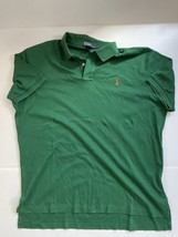 Polo Ralph Lauren Size XL Mens Green Polo Shirt Short Sleeve Casual Golf - £15.65 GBP