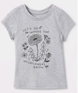 Toddler Girls&#39; 5T  Wildflowers Short Sleeve Graphic T-Shirt, Cat &amp; Jack,... - $12.29 CAD