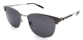 Montblanc Sunglasses MB0092S 007 54-19-145 Ruthenium / Grey Made in Italy - £167.34 GBP