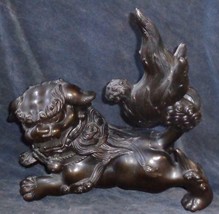 Wonderful Vintage Metal Dog Sculpture - Vgc - Great Sculpture - Classic - £61.94 GBP