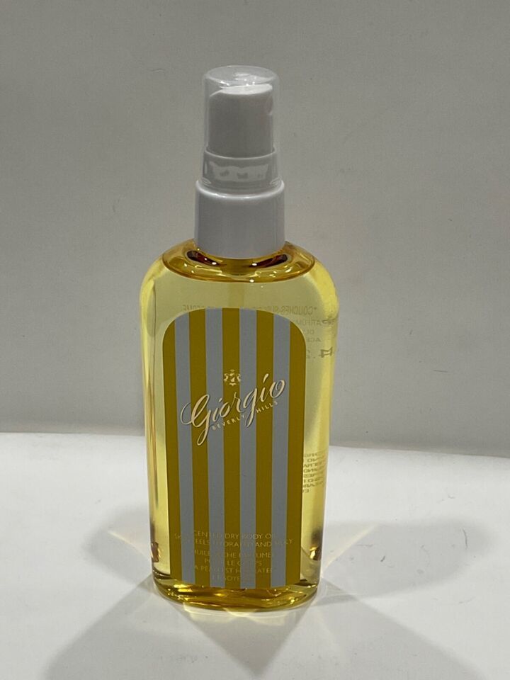 Giorgio Beverly Hills Scented Dry Body Oil 4.2 Oz / 125 ml  ~ New - $11.67