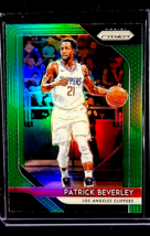 2018 2018-19 Panini Prizm Green Prizms #204 Patrick Beverley RC Rookie Clippers - £2.00 GBP
