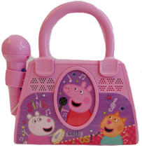 Peppa Pig Sing Along Karaoke Portable With Microphone And Lights - £15.52 GBP