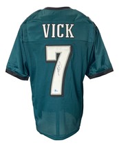 Michael Vick Firmado Personalizado Verde Estilo Profesional Fútbol Camiseta Bas - £92.76 GBP