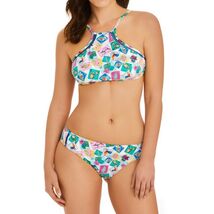Vera Bradley Shannon in Cuban Stamps swim top and bikini set size M - $45.00
