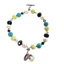 Vintage Colorful Multicolor Faceted Beaded Boho Bracelet Womens Costume ... - $16.83