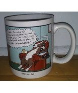 Vintage The Far Side Coffee Mug DIAL-A-CAT Dog Gary Larsen - $22.10 CAD