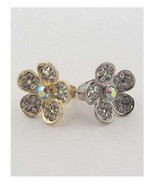 Flower rhinestone adjustable ring - $8.00