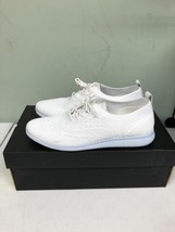 Cole Haan Women&#39;s ZeroGrand Wingtip Oxford Sneaker W24377 White  Size 9M - £80.12 GBP