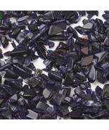 Synthetic Blue Goldstone &amp; Black Obsidian Beads Undrilled Chip 2~6x1.5~4... - £8.99 GBP