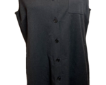 Talbots Women's Sleeveless Button Front Dress Black Size 10 - $18.99
