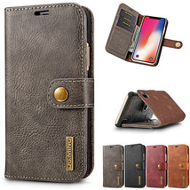 Apple IPhone 11 Pro Max XS XR 8 7 Plus Case, Leather Magnetic Wallet Flip Cover - £46.83 GBP