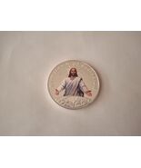 Jesus Christ Coin Silver Color - $541.12 MXN