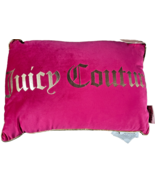 Juicy Couture Throw Pillow: New with Tags 15&quot;Lx 21&quot;W Decorative - $39.59