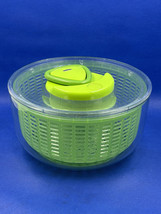 Zyliss Switzerland 10&quot; Inch Salad Spinner Bowl Green Lid Pull Cord - $478.17 MXN