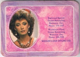 Kitchener Waterloo Pocket Purse Calendar Mahler&#39;s Hair Styling Unisex 1983 - £2.85 GBP