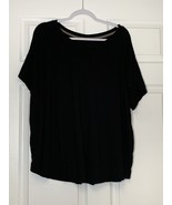 Koolaburra By Ugg Womens Tee Black 3XL Soft Stretch Short Sleeve - $24.95