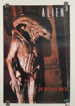 Original 1992 Alien 3 sci-fi horror monster 32x22 inch movie poster: Aliens lll - £28.65 GBP