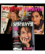 Seventeen Magazine 1990 Lot Of 3 Issues Sept Oct Nov Cameron Diaz Teens - £33.59 GBP