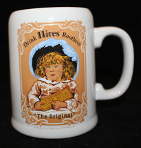 Drink Hires Root Beer &quot;The Original&quot; White Ceramic Stein Soda Mug Cup Gi... - £36.77 GBP