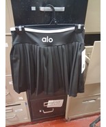 ALO Varsity Tennis Skirt Black With White Trim On Wasteband sz M NWT 906... - $70.25 CAD