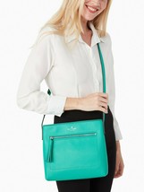 Kate Spade Dessi Green Leather Crossbody Bag WKRU6622 Cilantro NWT $229 MSRP FS - £83.08 GBP