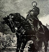 General Prim Horseback 1902 Half Tone Art Emerson History Print DWV8B - $177.57 MXN