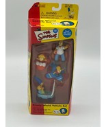 2000 The Simpsons KRUSTY WORLD VEHICLE SET Playmates MIB C-8.0 Die-Cast - $240.26 MXN