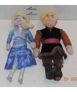 Disney Frozen 6&quot; plush Stuffed Toy Lot Elsa and kristoff - $14.58