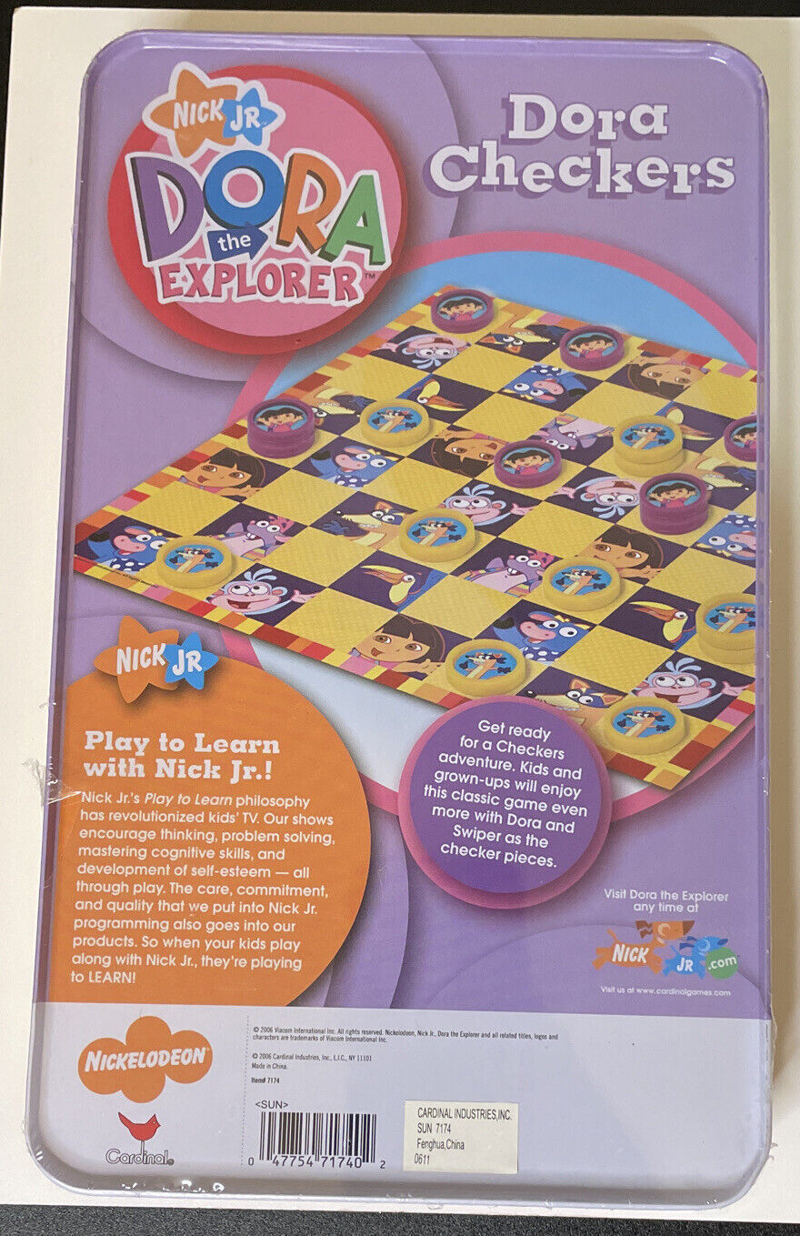 Nick Jr. Dora the Explorer Checkers Game in and 50 similar items