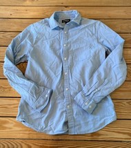 Express Men’s Button Down dress Shirt Size S Blue T11 - £11.60 GBP