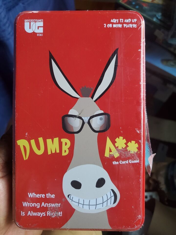 Dumb Ass A** The Card Game Booster by University Games NEW Sealed party ... - $11.29