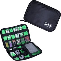 Portable Travel Organizer Case For Various Usb, Phone Charger, And Power... - £25.91 GBP