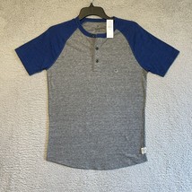 American Eagle Outfitters Shirt Men XS Gray Short Sleeve Cotton Blend - $14.85