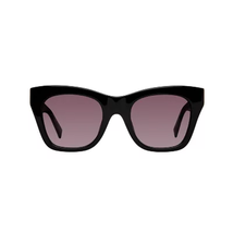 Christian Siriano Hutton Women&#39;S Sunglasses, Shiny Black - $120.86