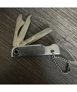 VINTAGE ADVERTISING KEY CHAIN UTILITY Knife ~ Lodge Banquet 1979 Penn - $365.00 MXN