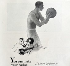 Western Electric Bell System Basketball 1929 Advertisement AT&amp;T Telephon... - $35.09 CAD