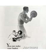 Western Electric Bell System Basketball 1929 Advertisement AT&amp;T Telephon... - $460.99 MXN