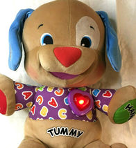 Fisher Price 2007 Tummy Laugh N Learn Puppy Dog Toddler Educational ABC Kid&#39;s - £10.23 GBP